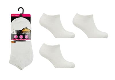 Pro-Hike Ladies White Trainer Socks