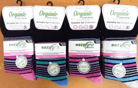 Women's ORGANIC Wellness Sox 3251 Suitable for Diabetics (4) (6)