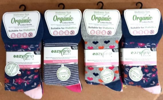 Women's ORGANIC Wellness Sox 3252 Suitable for Diabetics