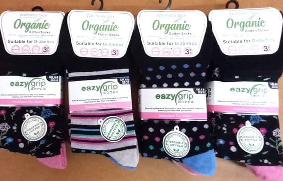 Women's ORGANIC Wellness Sox 3253 Suitable for Diabetics