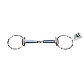 Bombers Bits Petros Jointed Snaffle Loose Ring Eggbutt