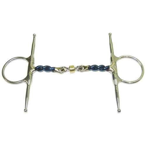 Bombers Bits Round Twisted Buster Roller Full Cheek Bit