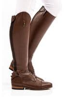 Brogini Turin Pro Competition Boot Lace Front Field Boot Brown - Saddlemasters