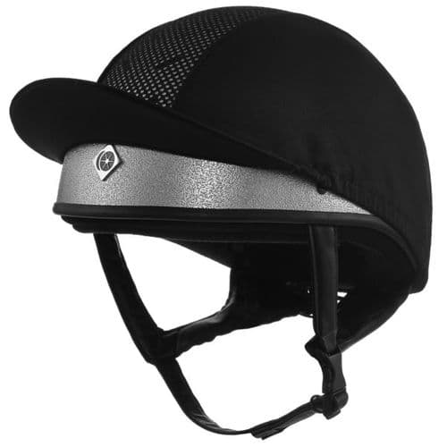 Charles Owen Pro II Plus Jockey Skull - Silver - Saddlemasters