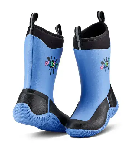Grubs Muddies ICICLE Neoprene Ankle 5.0 Kids Lichen Blue Boots