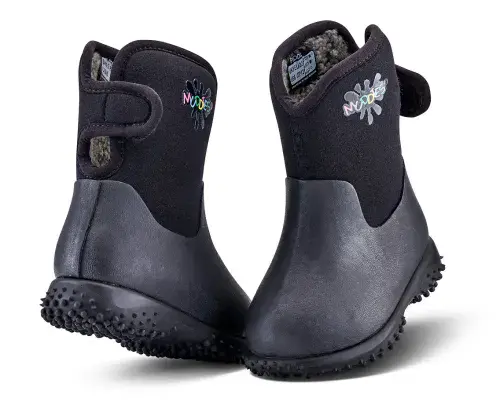 Grubs Muddies Puddle 5.0 Kids Black Boots