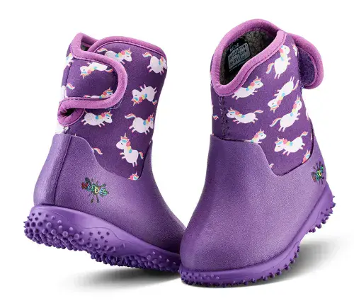 Grubs Muddies Puddle 5.0 Kids Unicorn Violet Boots