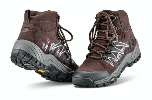 Grubs Quest Waterproof Walking Laced Mahogany Boots