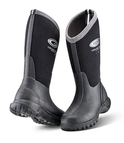 Grubs Tideline Wellington Black Boots