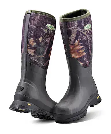 Grubs Treeline Maximum Insulation Neoprene Ankle/Toe Protection 8.5 Camo Boot