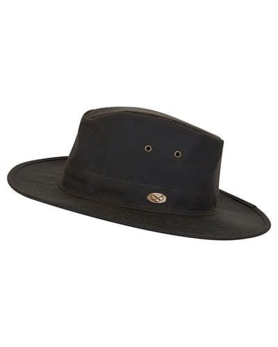 Hoggs of Fife Caledonia Antique Olive Waxed Hat