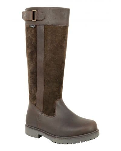 Hoggs of Fife Cleveland II Ladies Country Boots - Dark Brown