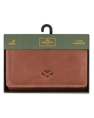Hoggs of Fife Monarch Leather Bi Fold Purse