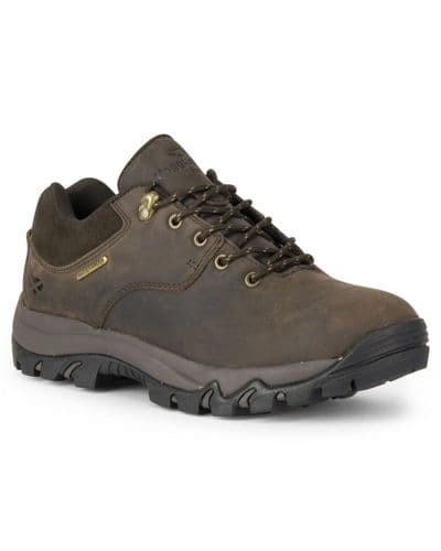 Hoggs of Fife Torridon Waxy Leather Waterproof Trek Shoes - Brown