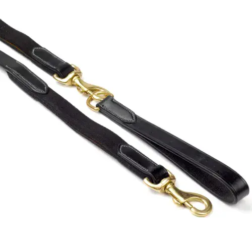 John Whitaker Draw Reins With Elastic Insert