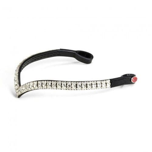John Whitaker Lynton V-Shaped Diamante Browband