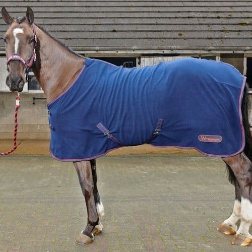 John Whitaker Rastrick Fleece Rug - Navy