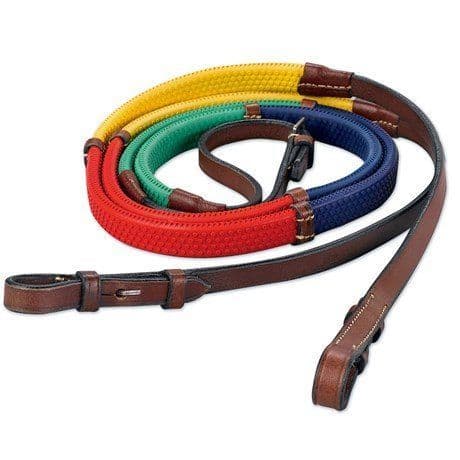 Kincade Rainbow Reins With Hook Studs