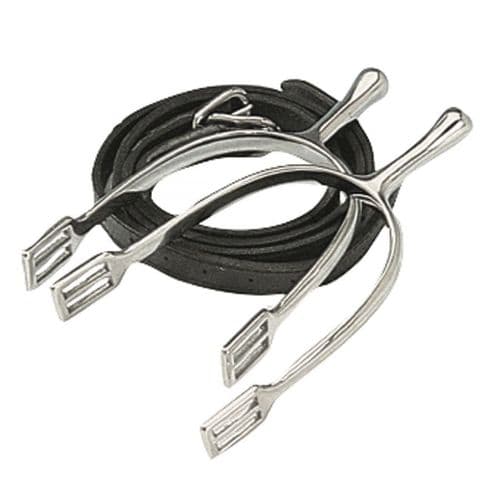 Korsteel Long Neck Dressage Spurs With Straps