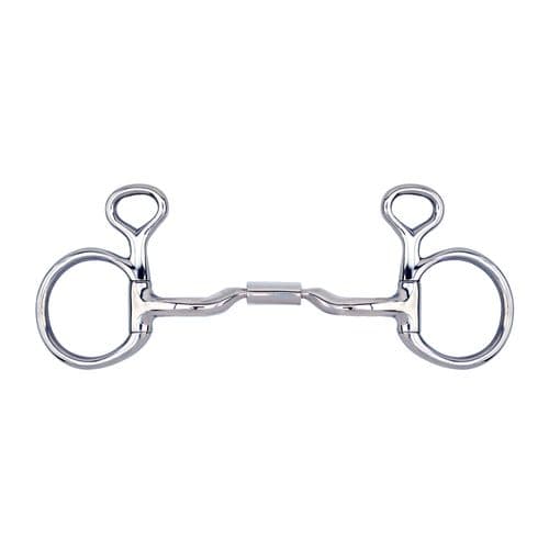 MB04 Myler Low Port Comfort Snaffle Hanging Cheek