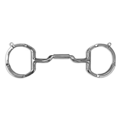 Myler MB36 Forward-Tilt Ported Barrel Eggbutt & Hooks - Saddlemasters