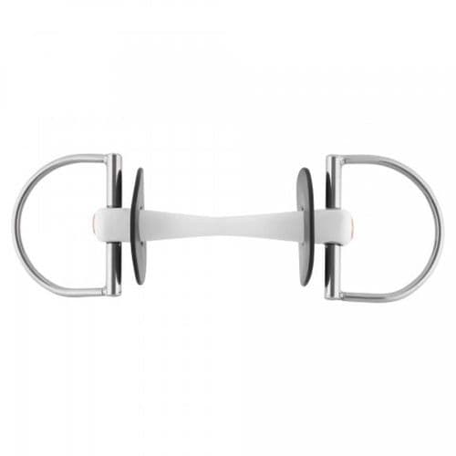 Nathe D-Ring with Flex Mullen Mouth Snaffle 20mm Thickness 75mm Ring