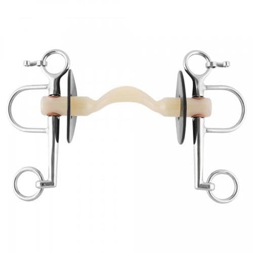 Nathe Pelham 20mm Soft Mullen Mouth with Port | Short Shanks