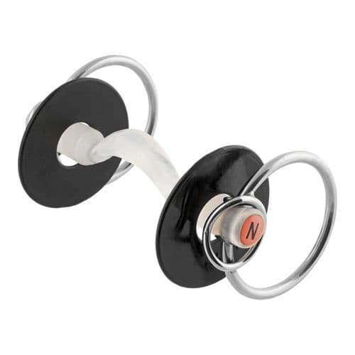 Nathe Ported Mullen Mouth Loose Ring  Bit with Additional Small Ring