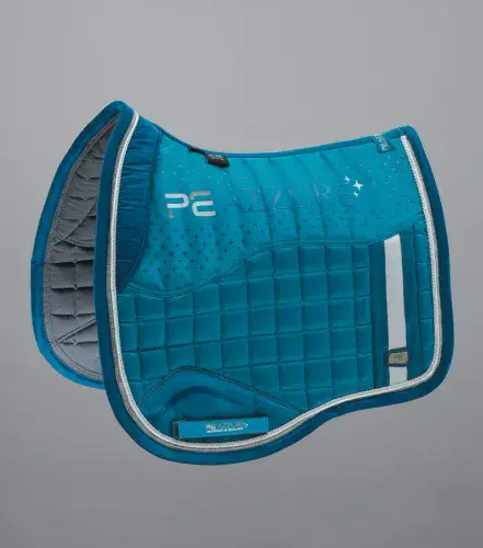 Premier Equine Azzure Anti-Slip Satin Dressage Saddle Square