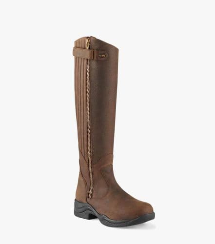 Premier Equine Brecon Ladies Brown Leather Country Boots