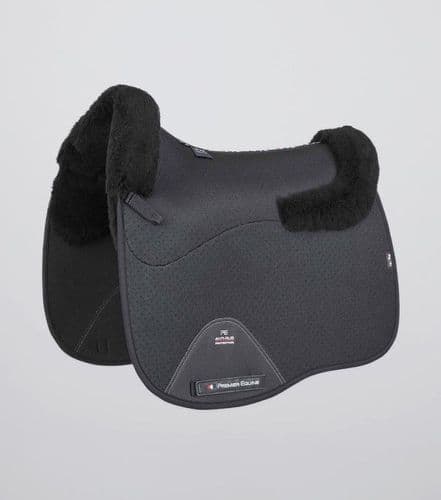 Premier Equine Close Contact Airtechnology Shockproof Wool Saddle Pad - Dressage Square