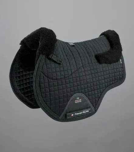 Premier Equine Close Contact Wool Half Lined European GP/Jump Saddle Square