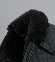 Premier Equine Close Contact Wool Half Lined European GP/Jump Saddle Square - Saddlemasters