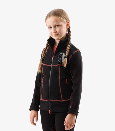 Premier Equine Molly Technical Kids Black Riding Jacket