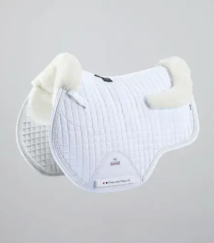 Merino Half-Lined European Jump Pony Saddle Square | Saddlemasters