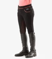 Premier Equine Sassa Kids Black Full Seat Gel Riding Breeches - Saddlemasters