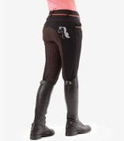 Premier Equine Sassa Kids Black Full Seat Gel Riding Breeches - Saddlemasters