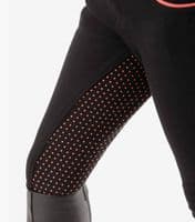 Premier Equine Sassa Kids Black Full Seat Gel Riding Breeches - Saddlemasters