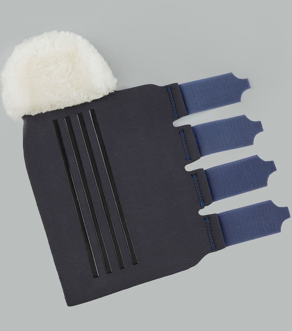 Garde-arrière Premier Equine Techno Laine – Anti-glisse, Bleu Marine, Taille Unique