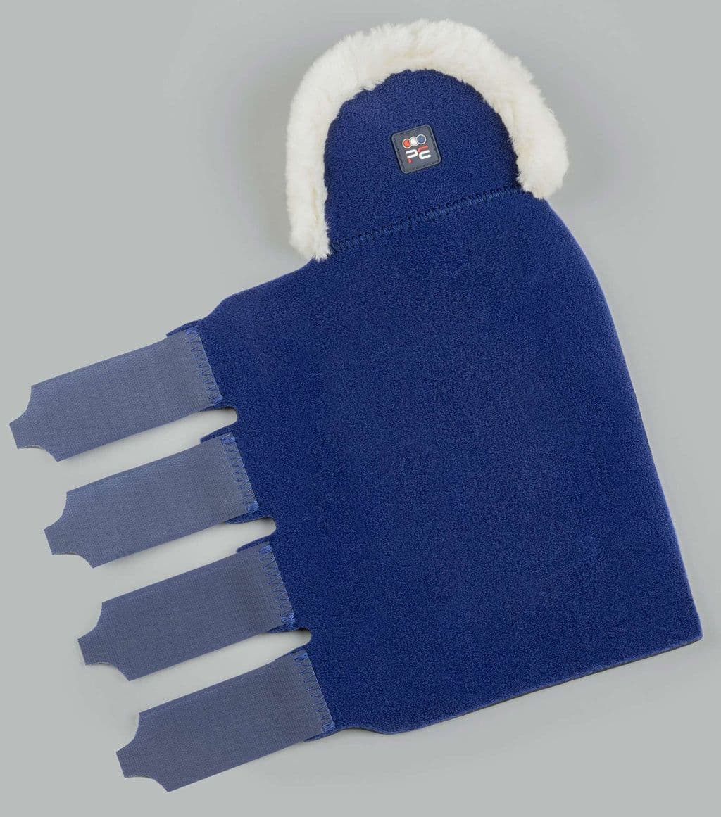 Garde-arrière Premier Equine Techno Laine – Anti-glisse, Bleu Marine, Taille Unique