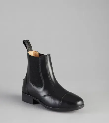 Premier Equine Torlano Junior Black Leather Chelsea Boots