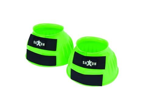 Saxon Double Tape PVC Ribbed Bell Boots - Saddlemasters