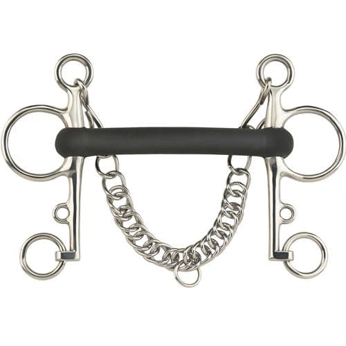 Sprenger Rubber Mullen Mouth Pelham Bit