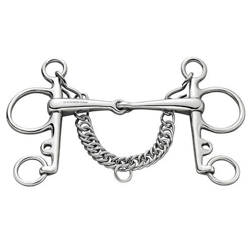 Sprenger Stainless Steel Long Shank Pelham - Single Jointed