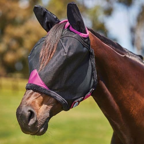 Weatherbeeta Comfitec Deluxe Durable Mesh Mask With Ears