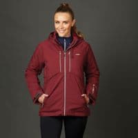Weatherbeeta Tania Burgundy Waterproof Jacket - Saddlemasters