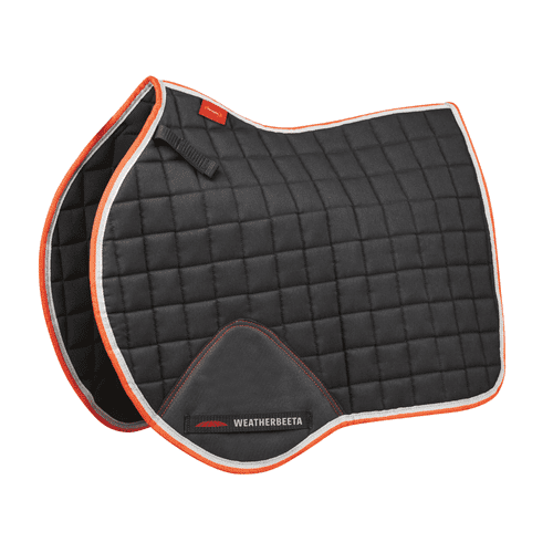 WeatherBeeta Therapy-Tec All Purpose Saddle Pad Black/Silver/Red