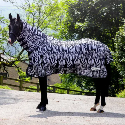 Whitaker Marwell Zebra Print Fly Rug