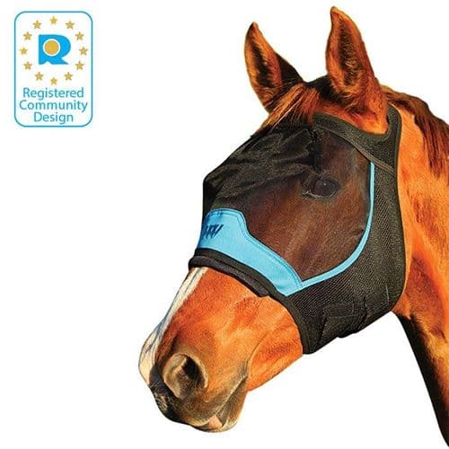 Woof Wear UV Fly Mask without Ears Turquoise