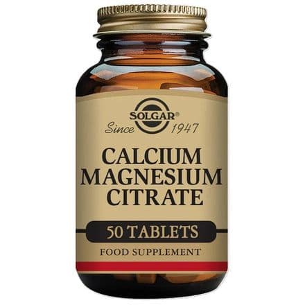 Calcium Magnesium Citrate x 50/100 Tablets; Solgar